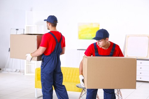 Man And Van Putney team preparing items safely for a move