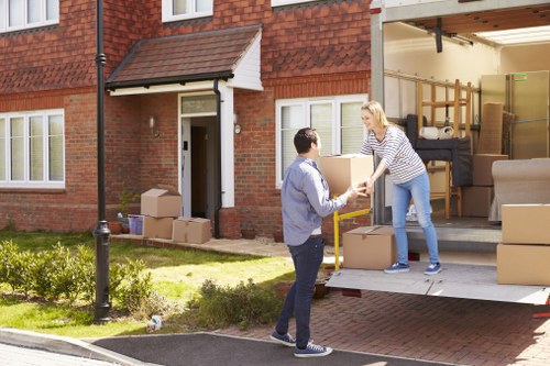 Packing boxes and moving supplies for a Putney home move