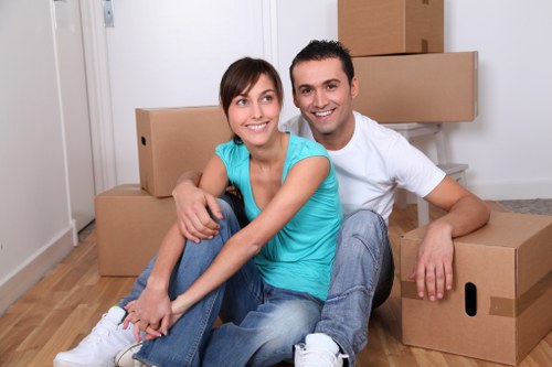 Loading commercial items safely for a Putney business relocation