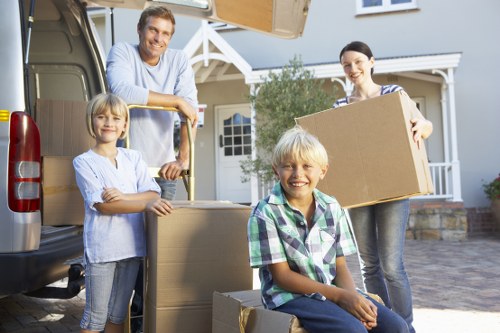 Putney moving team planning a transport job with organized loading