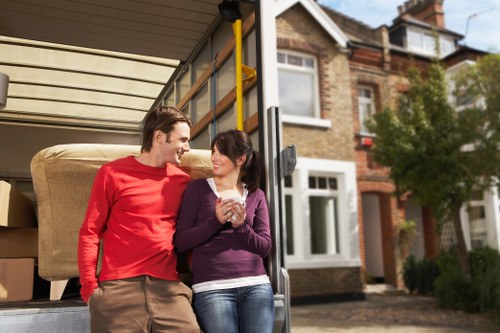 Van loading for a residential move near Putney homes